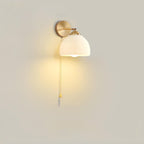 French Dome Glass Wall Sconce