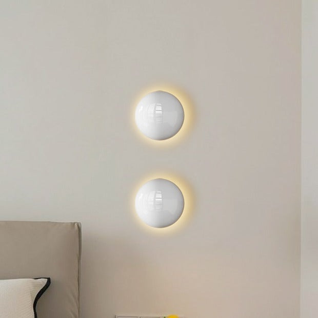 Minimalist Iron Round LED Wall Sconce
