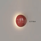 Minimalist Iron Round LED Wall Sconce