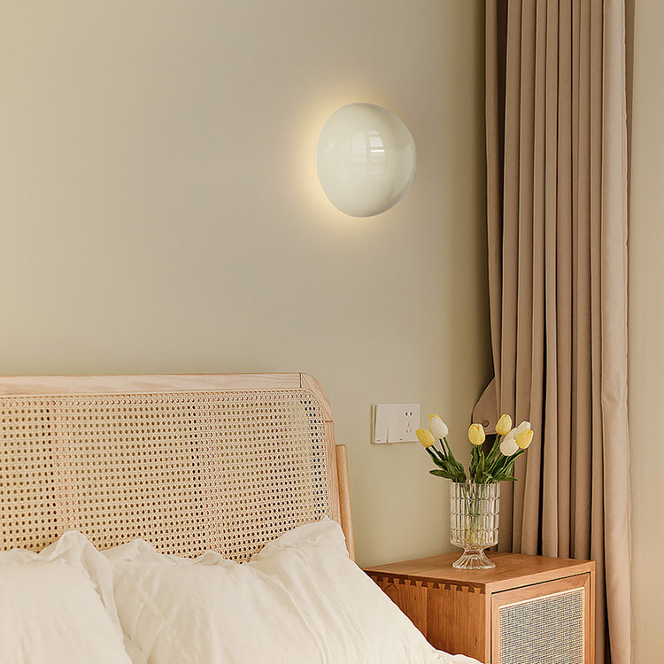 Minimalist Iron Round LED Wall Sconce