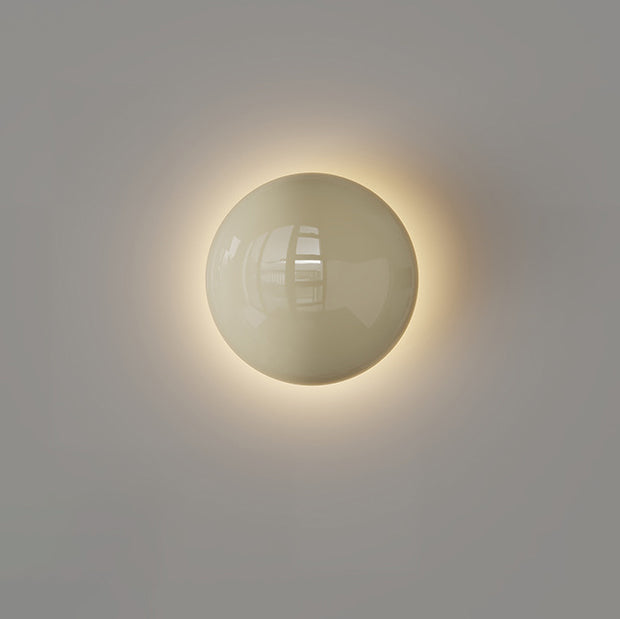 Minimalist Iron Round LED Wall Sconce