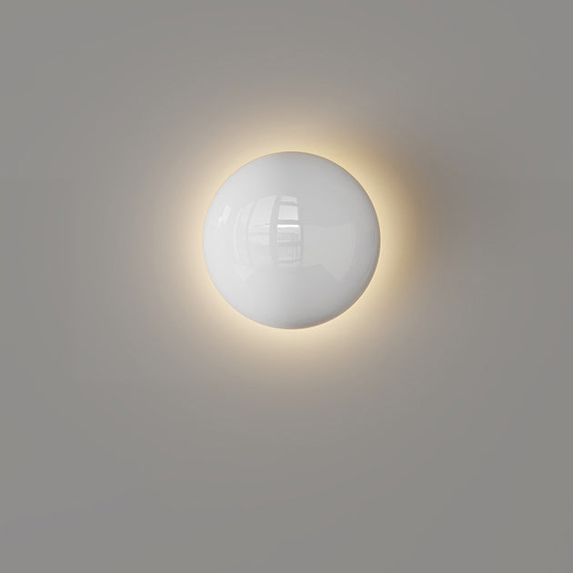 Minimalist Iron Round LED Wall Sconce