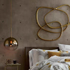 Luxury Gradient Glass Globe Pendant Light - 1-Light for Dining Room