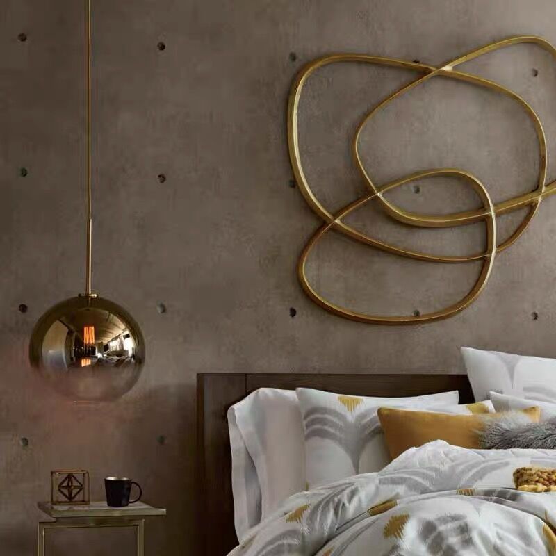 Luxury Gradient Glass Globe Pendant Light - 1-Light for Dining Room