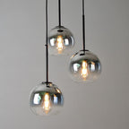 Luxury Gradient Glass Globe Pendant Light - 1-Light for Dining Room