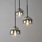 Luxury Gradient Glass Globe Pendant Light - 1-Light for Dining Room