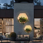Scandinavian Waterproof LED Outdoor Wall Sconce - Round