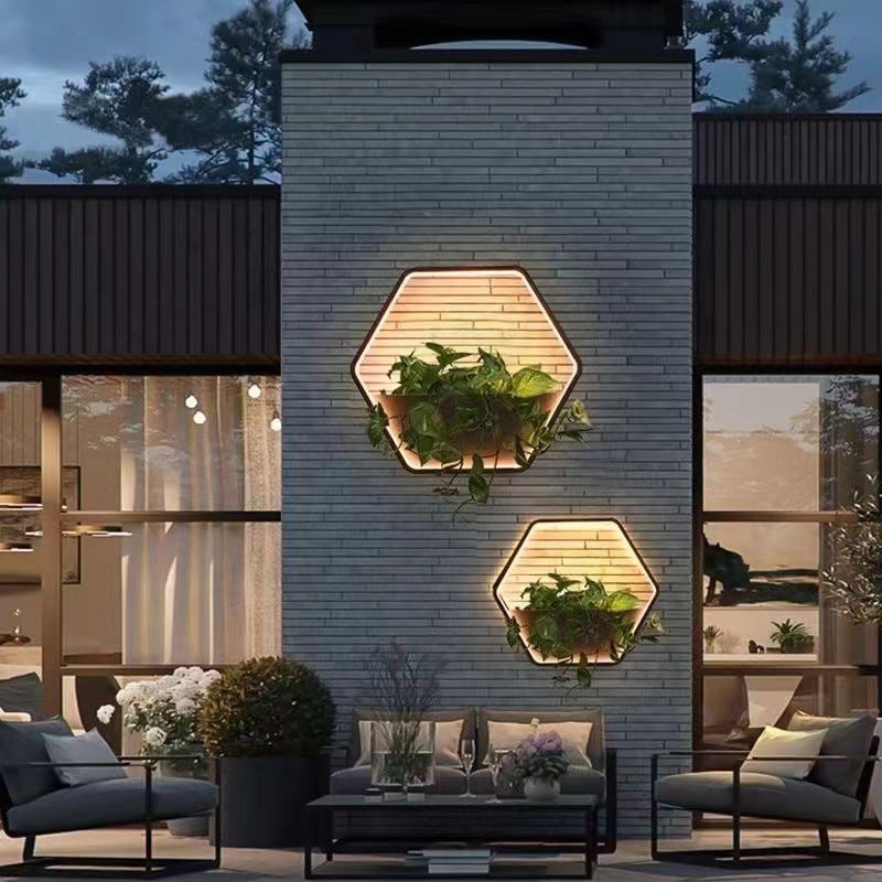 Scandinavian Waterproof LED Outdoor Wall Sconce - Round