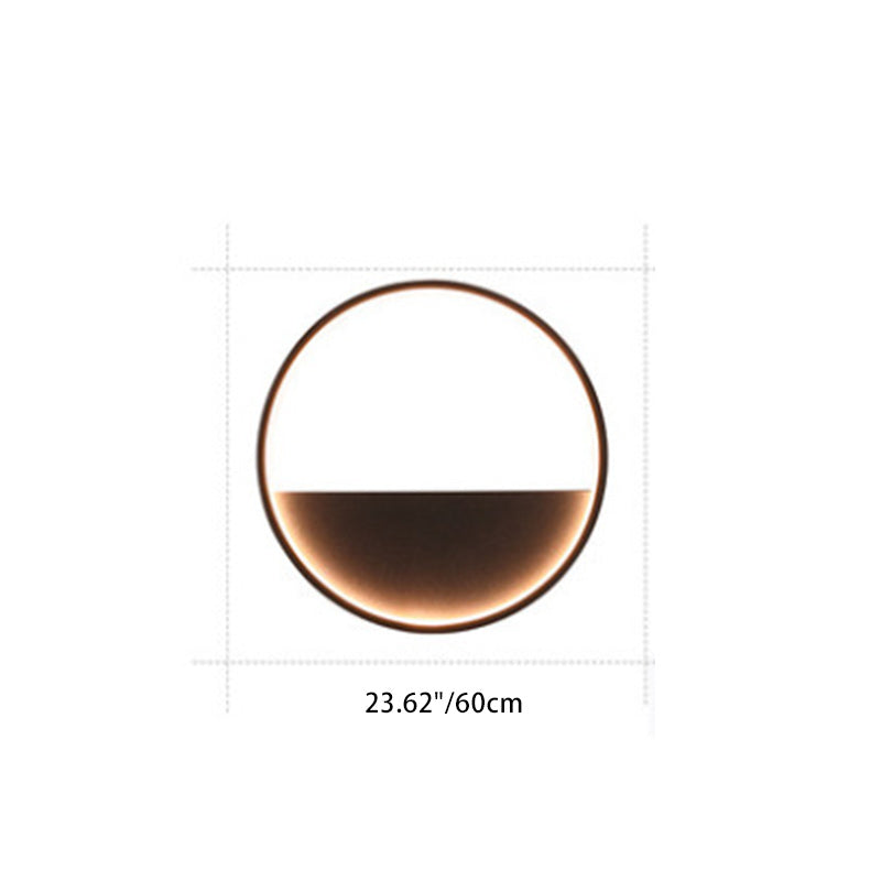 Scandinavian Waterproof LED Outdoor Wall Sconce - Round