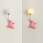 Scandinavian Bear Balloon Wall Sconce