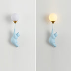 Scandinavian Bear Balloon Wall Sconce