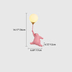 Scandinavian Bear Balloon Wall Sconce