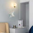 Scandinavian Bear Balloon Wall Sconce