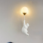 Scandinavian Bear Balloon Wall Sconce