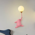 Scandinavian Bear Balloon Wall Sconce