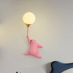 Scandinavian Bear Balloon Wall Sconce