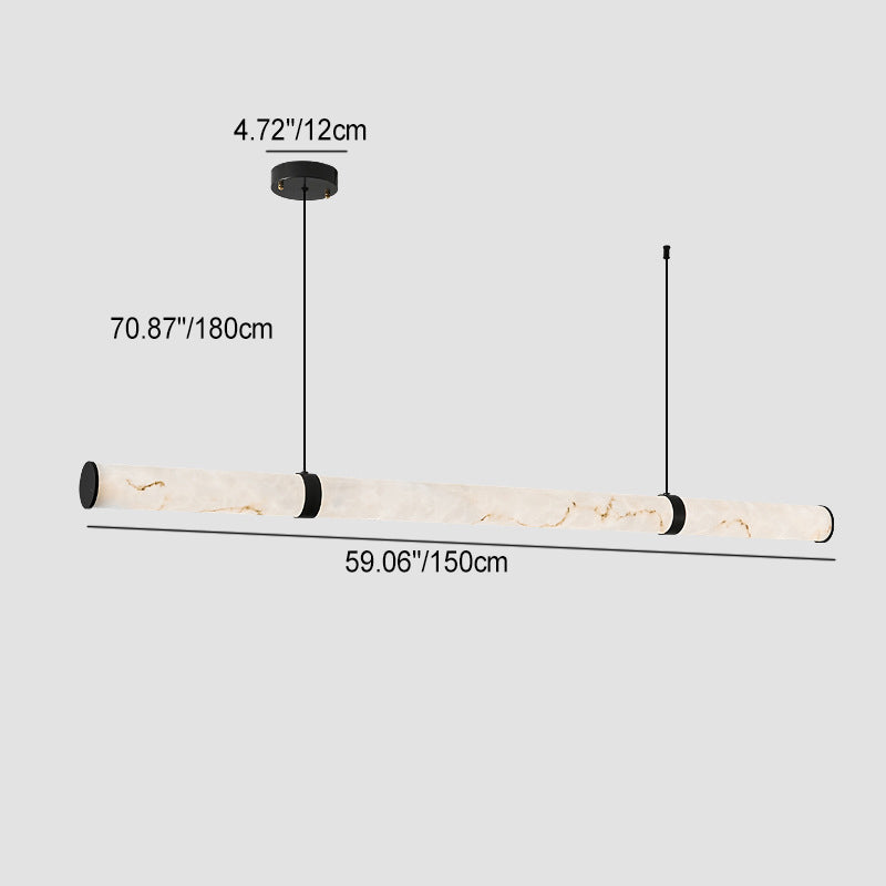 Luxe Textured Cylinder LED Pendant