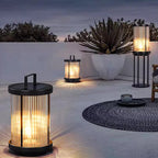 Premium Modern Solar Waterproof Outdoor Cylinder Light