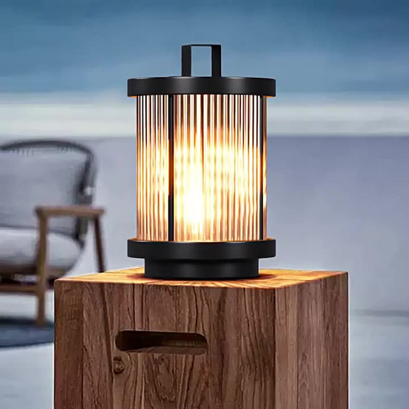 Premium Modern Solar Waterproof Outdoor Cylinder Light