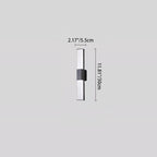 Premium Waterproof Aluminum Rectangle Outdoor Wall Sconce