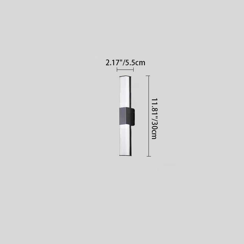 Premium Waterproof Aluminum Rectangle Outdoor Wall Sconce