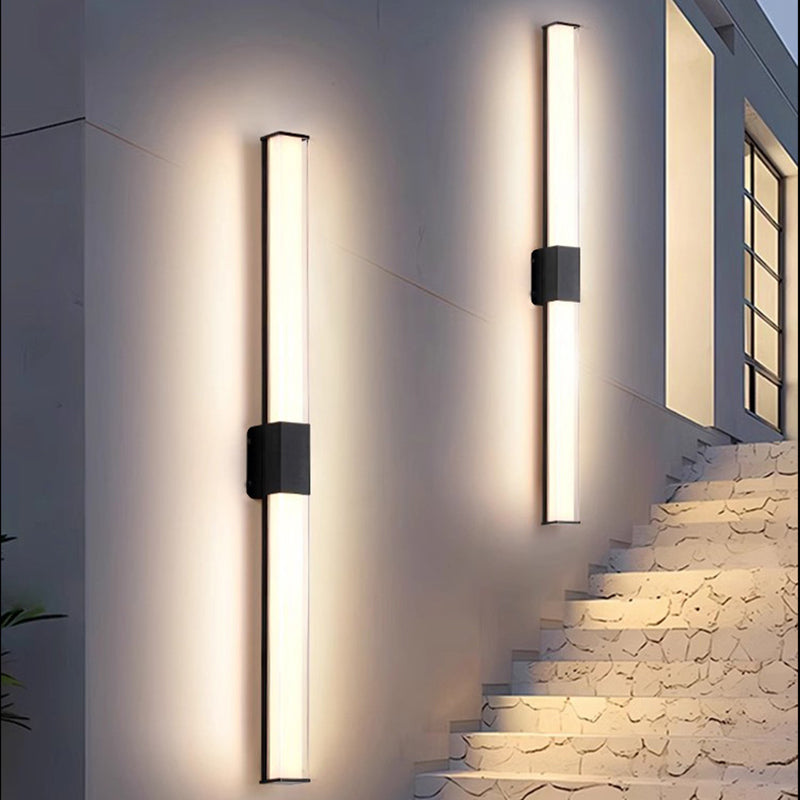 Premium Waterproof Aluminum Rectangle Outdoor Wall Sconce