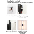 Premium Waterproof Aluminum Rectangle Outdoor Wall Sconce