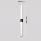 Premium Waterproof Aluminum Rectangle Outdoor Wall Sconce