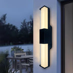 Premium Waterproof Aluminum Rectangle Outdoor Wall Sconce