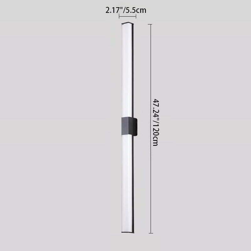Premium Waterproof Aluminum Rectangle Outdoor Wall Sconce