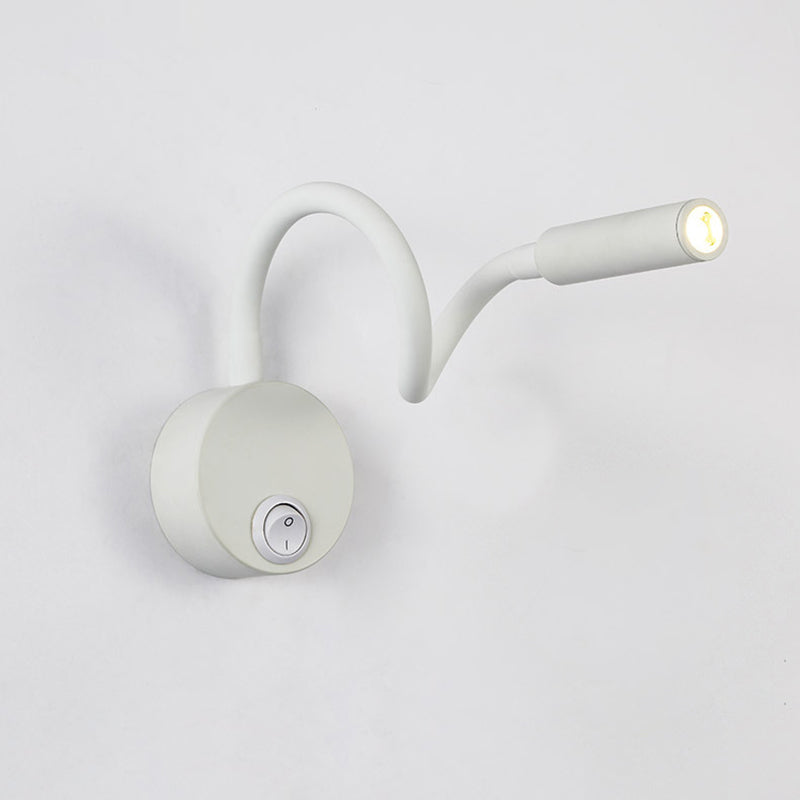 Minimalist Iron LED Reading Wall Sconce