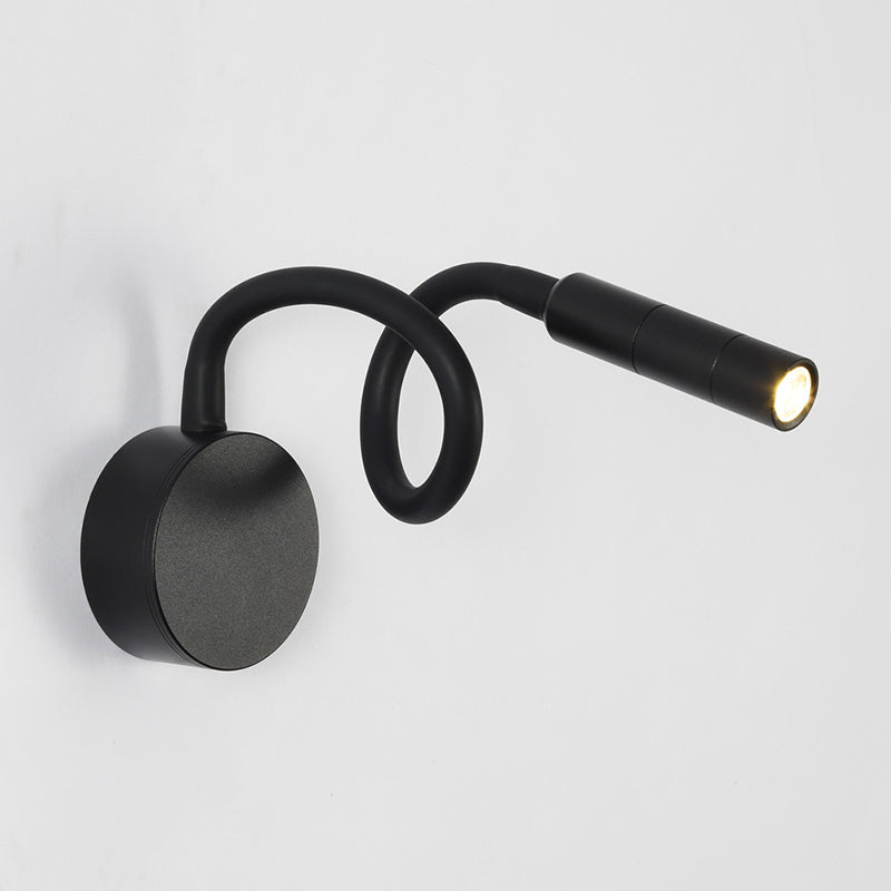 Minimalist Iron LED Reading Wall Sconce
