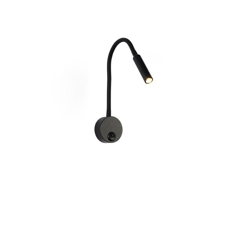 Minimalist Iron LED Reading Wall Sconce