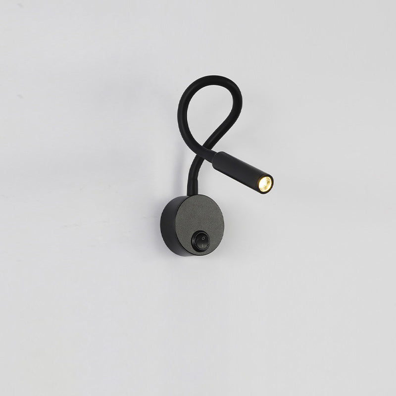 Minimalist Iron LED Reading Wall Sconce
