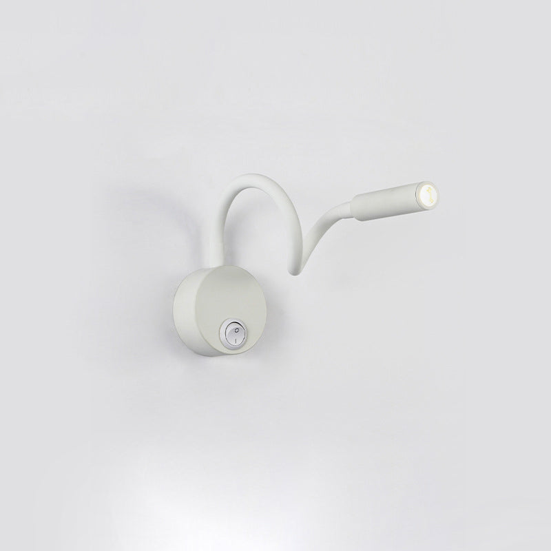 Minimalist Iron LED Reading Wall Sconce