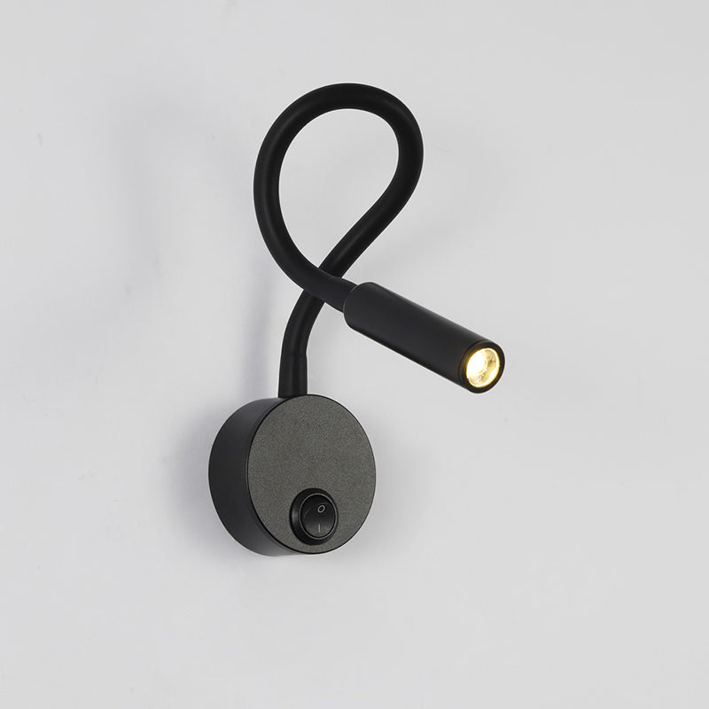Minimalist Iron LED Reading Wall Sconce