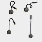 Minimalist Iron LED Reading Wall Sconce
