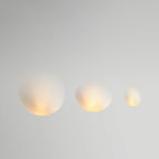 Minimalist Round Recessed 1-Light Sconce