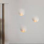 Minimalist Round Recessed 1-Light Sconce