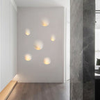 Minimalist Round Recessed 1-Light Sconce
