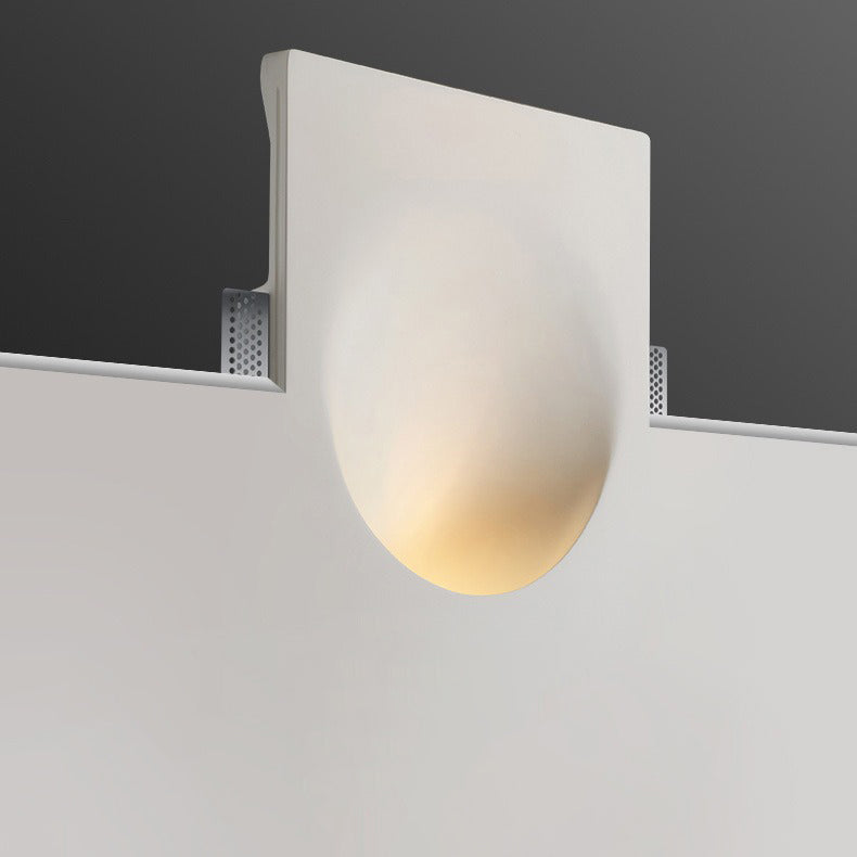 Minimalist Round Recessed 1-Light Sconce