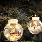 Modern LED Snowman Christmas Tree String Lights
