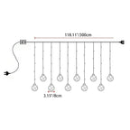 Modern LED Snowman Christmas Tree String Lights