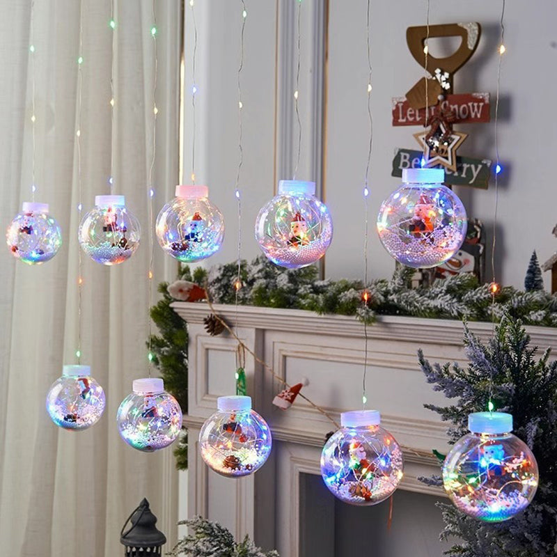 Modern LED Snowman Christmas Tree String Lights