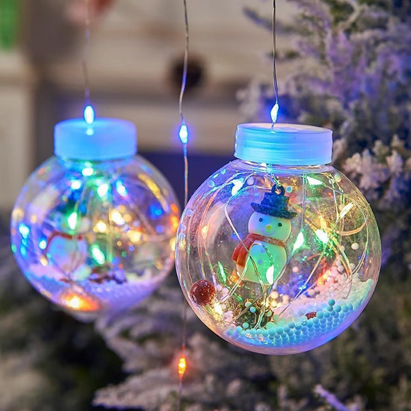 Modern LED Snowman Christmas Tree String Lights