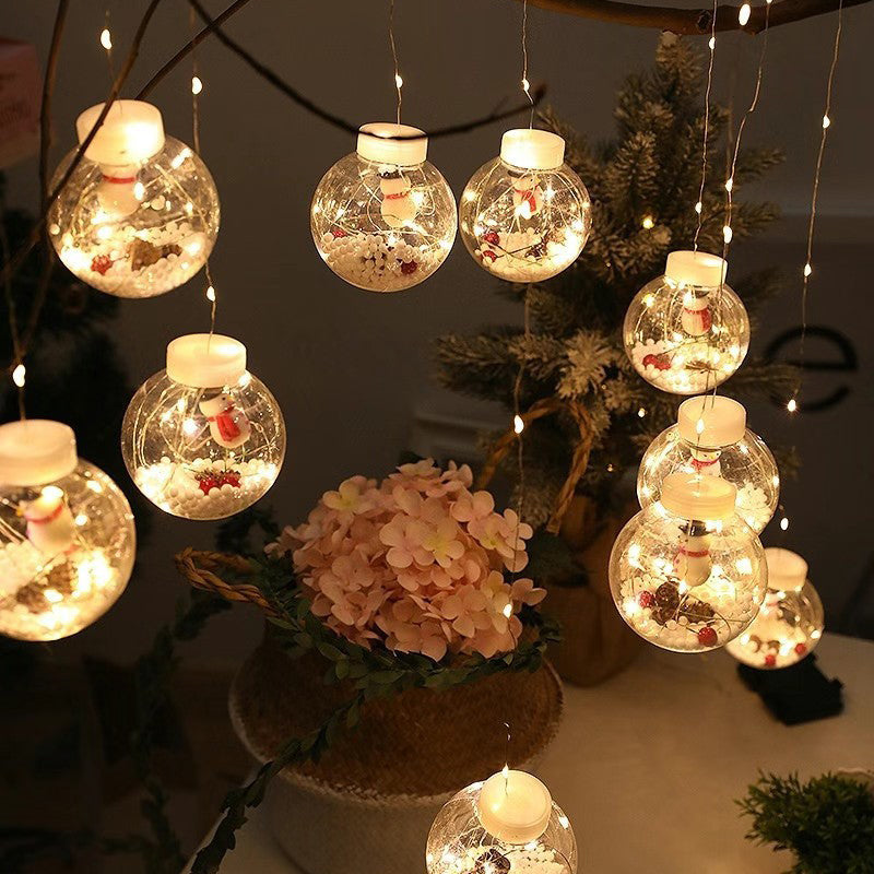 Modern LED Snowman Christmas Tree String Lights