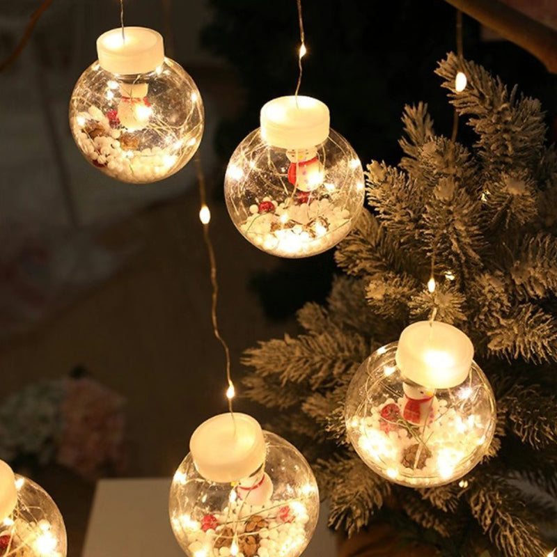 Modern LED Snowman Christmas Tree String Lights