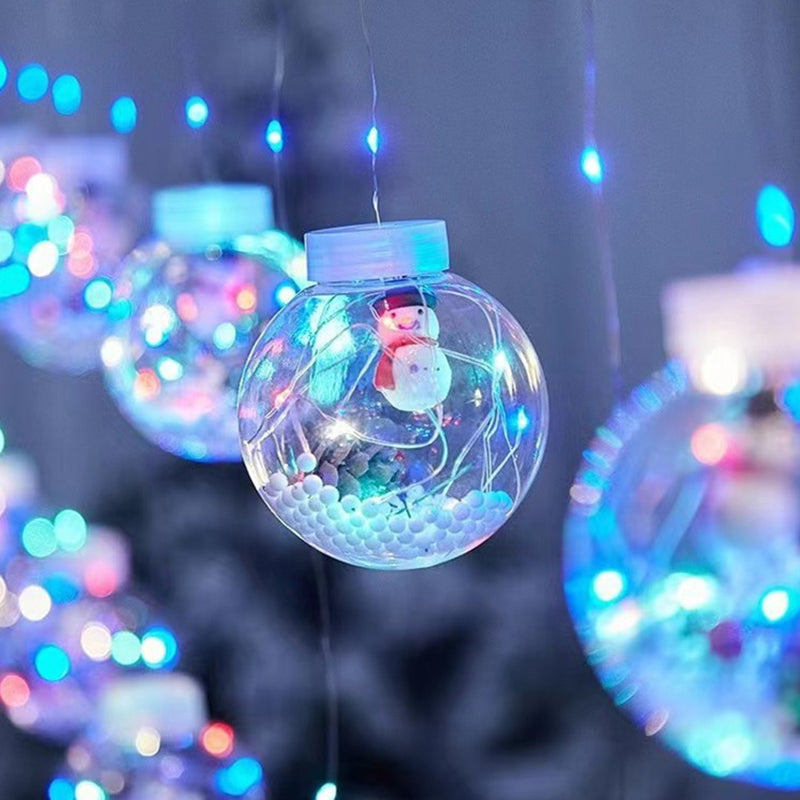 Modern LED Snowman Christmas Tree String Lights