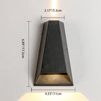 Premium Minimalist Aluminum LED Outdoor Wall Sconce