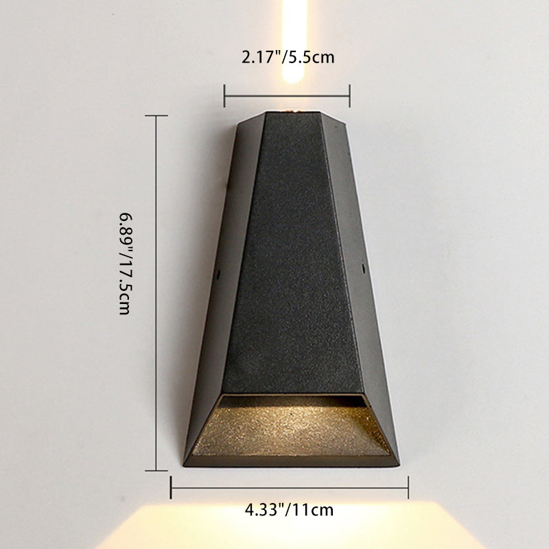 Premium Minimalist Aluminum LED Outdoor Wall Sconce